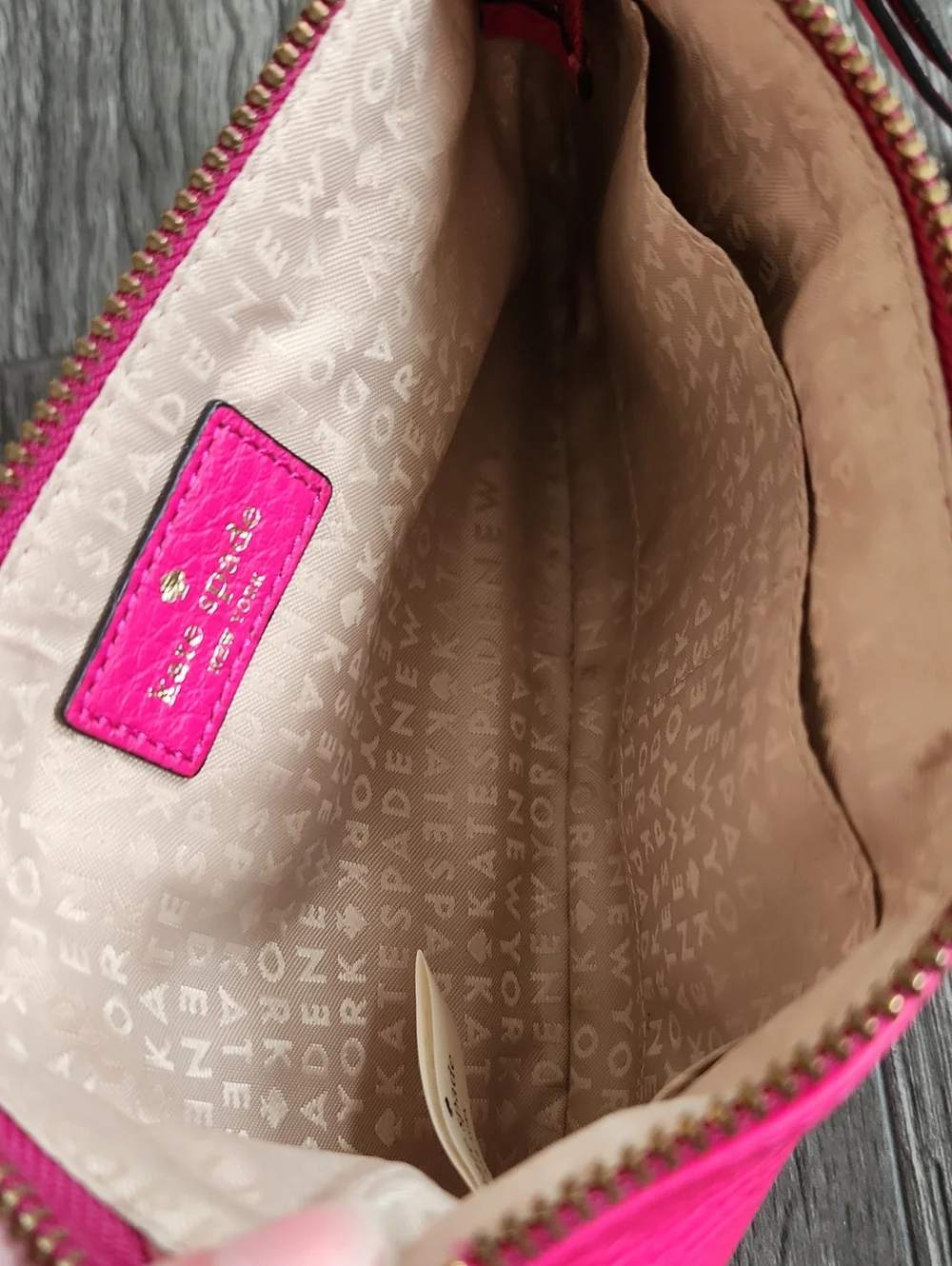 Kate Spade hot Pink Wristlet